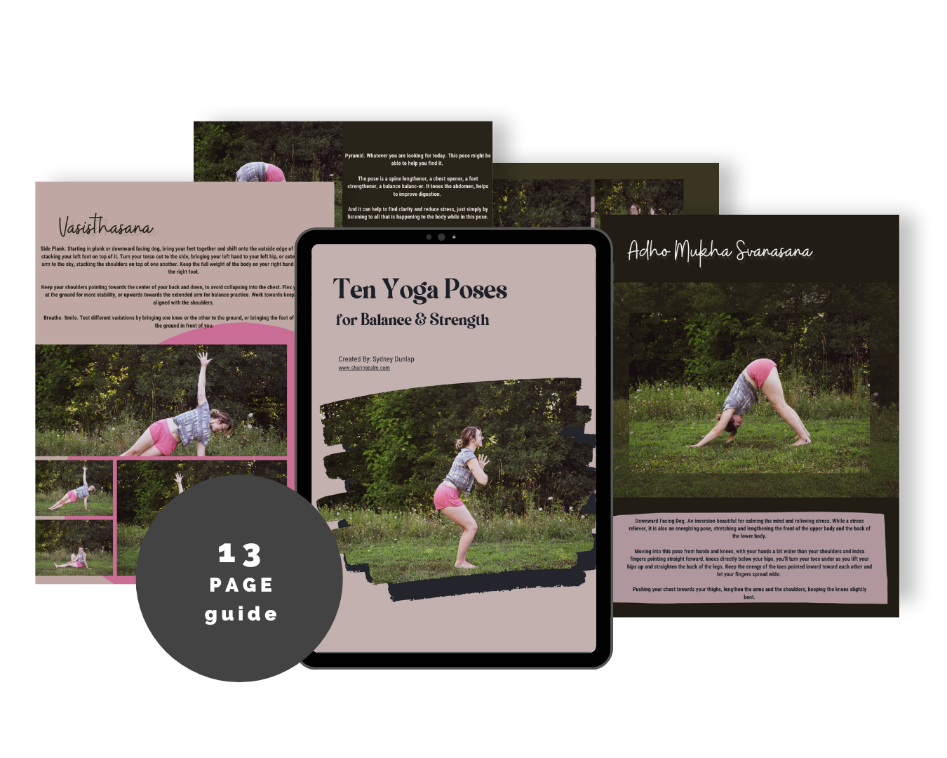 10 Yoga Poses for Balance & Strength Mockup